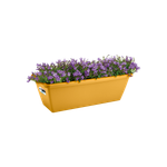 barcelona trough 50cm honey yellow